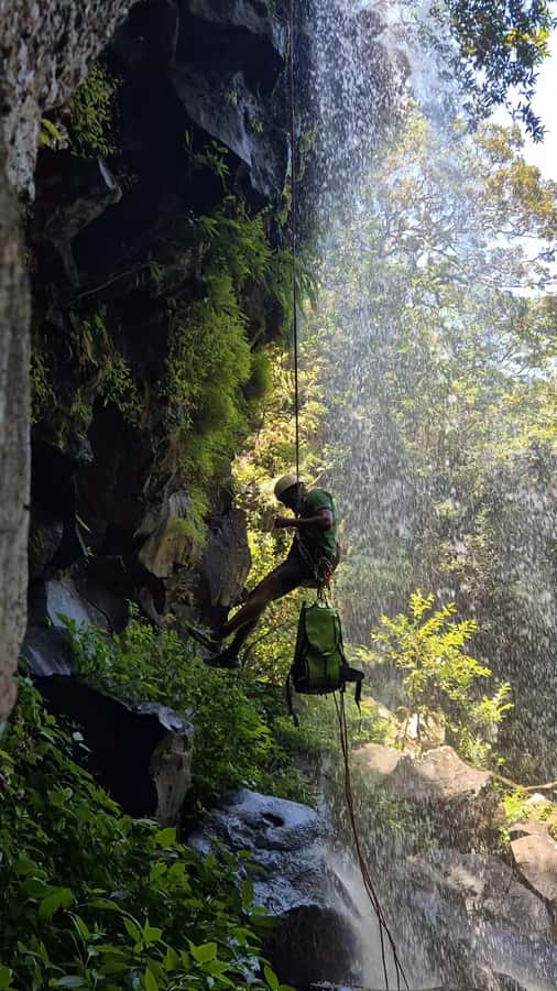 Abseiling/Canyoning - Waterfalls, viewpoints, and the 20-minute walk out