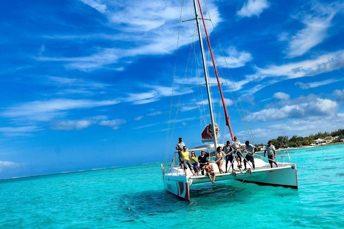 Catamaran Adventure Full Day: Ile aux cerfs,GRSE Waterfall,Snorkeling &BBQ Lunch - A full-day catamaran loop in Mauritius: how the timing works