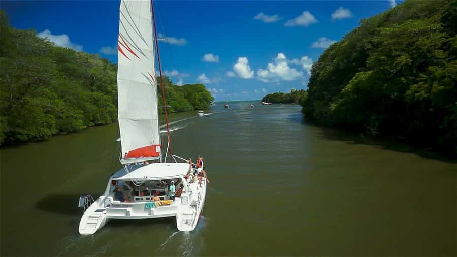 Catamaran cruise to Ile aux Cerfs from Pointe Jerome - Key points at a glance