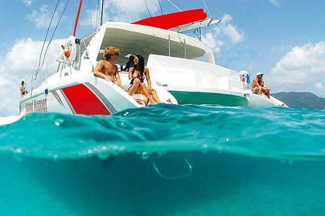 Catamaran Experience to Ile aux cerf: incl: Parasailing, Lunch, GRSE & Transfer - Snorkeling breaks and the underwater show you actually remember