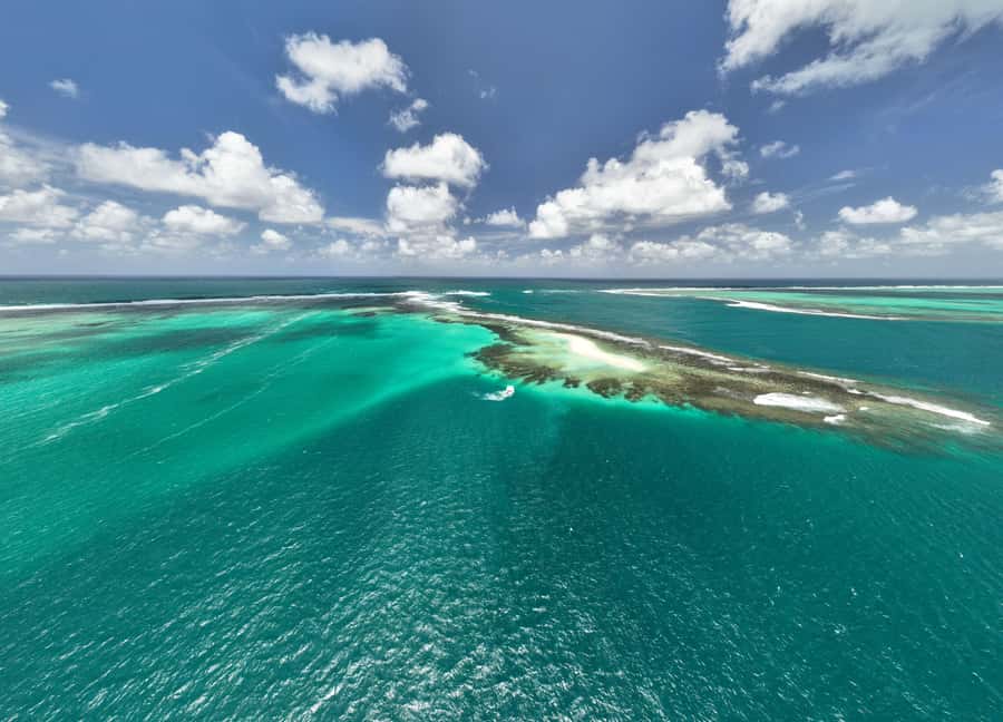 Catamaran Mauritius: South East 5 Islands Catamaran Cruises - Ile aux Cerfs, Where the Swimming, Snorkeling, and BBQ Actually Happen