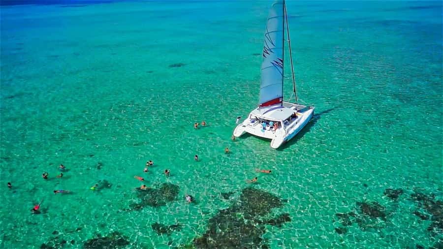 Catamaran Trip to Ile au Cerfs with Lunch and GRSE waterfall - Ile aux Cerfs Island: Beach Time, Swims, and Island Facilities