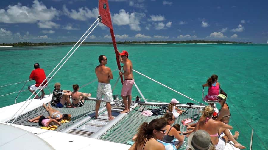 Catamaran Trip to Ile au Cerfs with Lunch and GRSE waterfall - Getting There Smoothly: Dock Meeting Point and Optional Hotel Pickup
