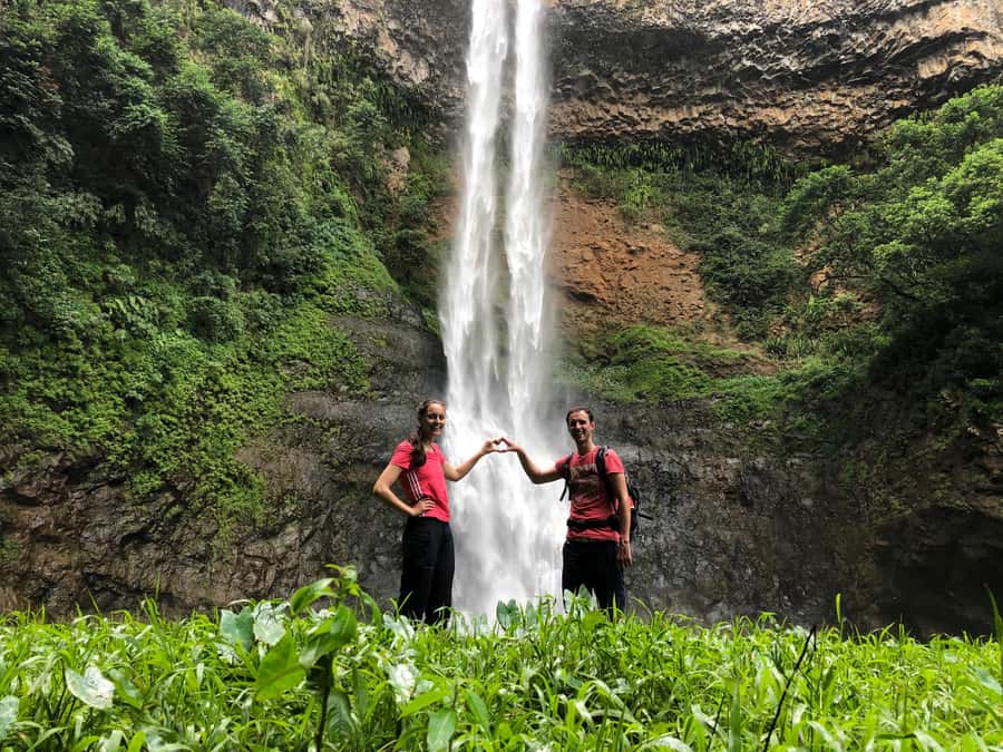 From Chamarel: Waterfall Eco-Hike Adventure - What the Swim Under Chamarel Falls Really Means
