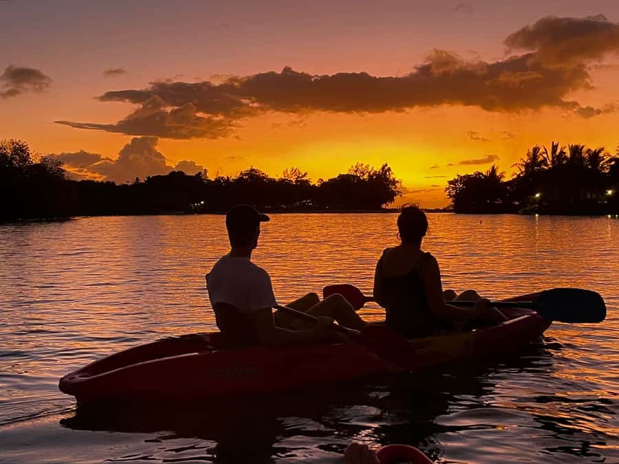 Guided Sundowner Kayak Tour - Getting There at Tamarin Bay: The Meeting Point Next to Veranda Tamarin