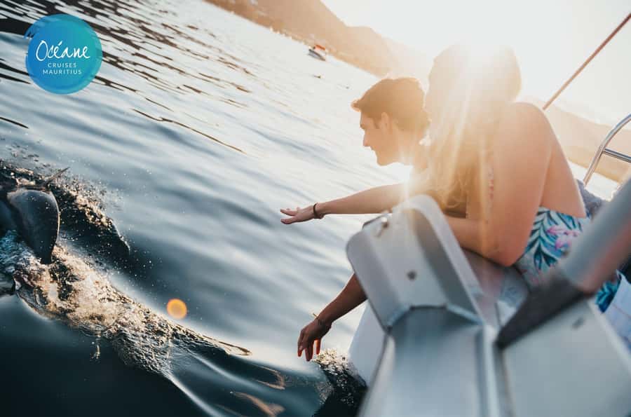 Ile Aux Bénitiers : Private Catamaran Cruise & Gourmet Lunch - Black River scenery and Morne Mountain views, with real time to relax