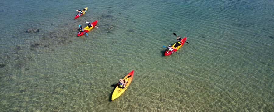 Ile d Ambre Kayaking - Meeting in Goodlands, Then Getting Straight Into the Rhythm