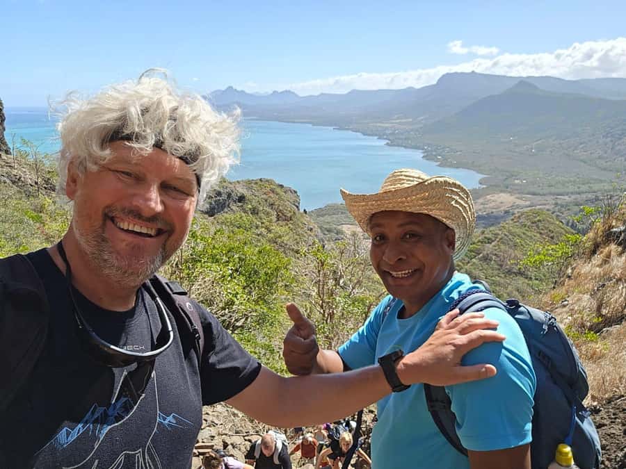 Le Morne Brabant: UNESCO Mountain Hike & Local Guides - The 360-degree reward over lagoon and coastline