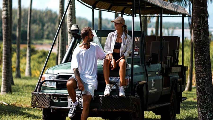 Mauritius 4x4 safari adventure with pick up - Getting picked up, then settling into the 4x4 ride