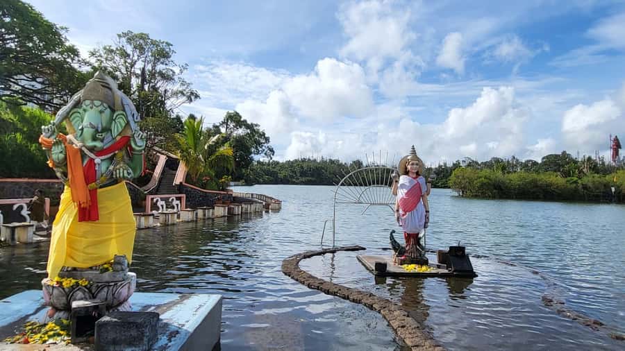 Mauritius: Chamarel 7 Colours & Waterfalls, South-West Tour - Mare aux Vacoas and Grand Bassin: water, faith, and real atmosphere