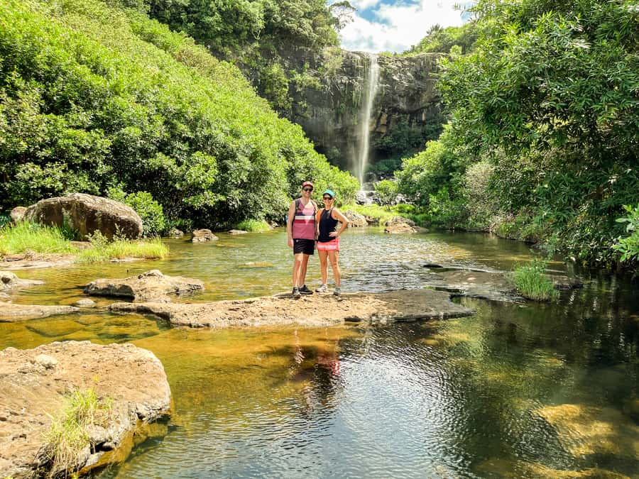 Mauritius: Exploring the Tamarind Falls with a Guide - Trail Walkthrough: Rainforest, River Crossing, Platforms, and One Scramble