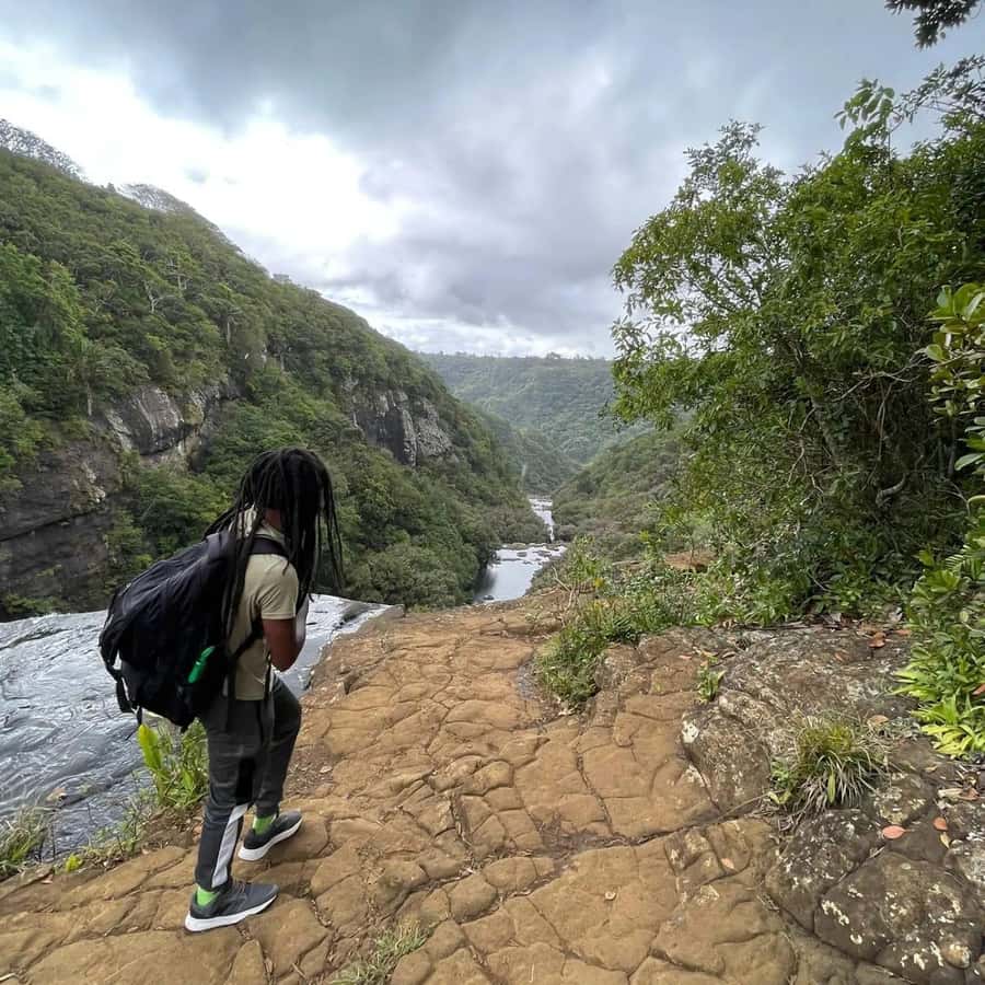 Mauritius Hiking 7 waterfalls Trip with Ganga Talao & Lunch - Ganga Talao Stop and the Scenic Break Before You Start Walking