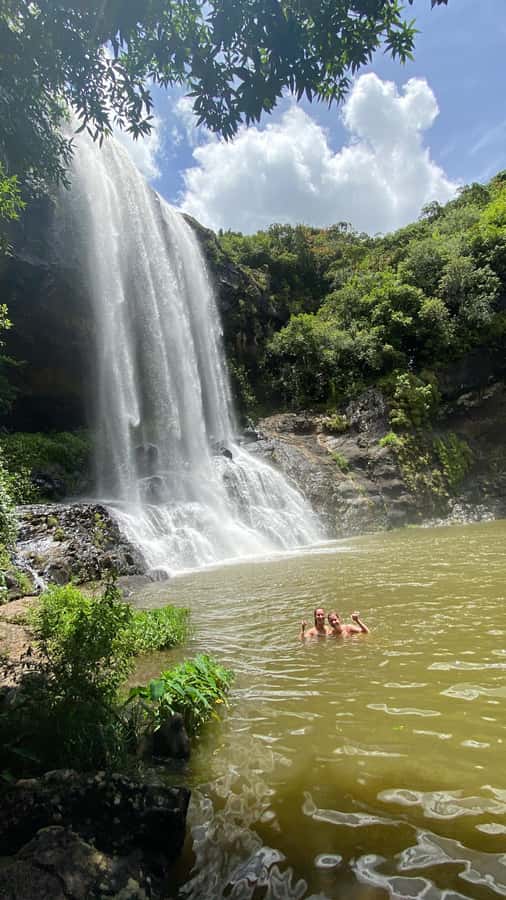 Mauritius Natirel : 7 cascades valley waterfall discovery - Swimming in the Falls: The Fun Part That Needs Planning