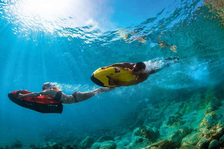Mauritius: Seabob Diving Experience - What a SEABOB ride feels like in Grand Baie’s clear lagoon