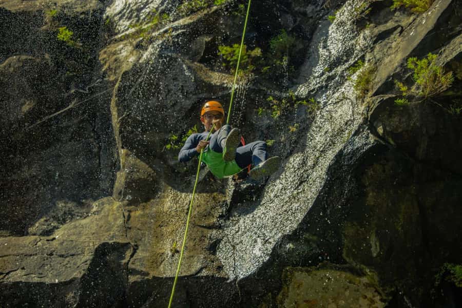Mauritius: Tamarind Falls Canyoning Adventure - The trail plan: 3 km of hiking, 125m gain, and waterfalls in sequence