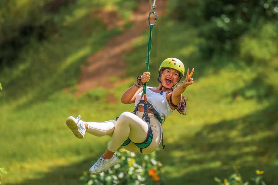 Mauritius: Vallé Advenature Park - Adventure Tour Zipline - Getting the most from the views: southern coasts, forest, and mountain angles