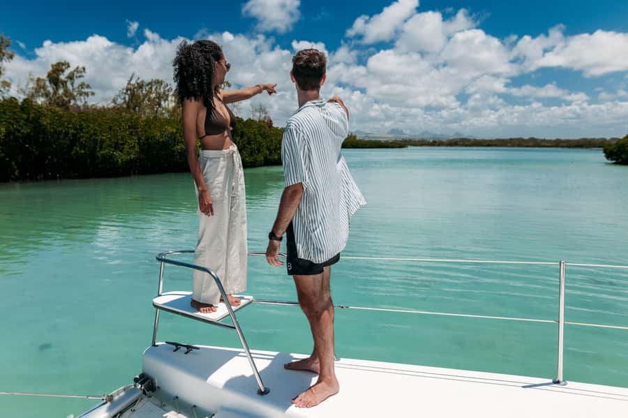 North: Cruise to the flat island & Gabriel island.bbq lunch - Catamaran Time and Sea Views: Where the Day Really Shines
