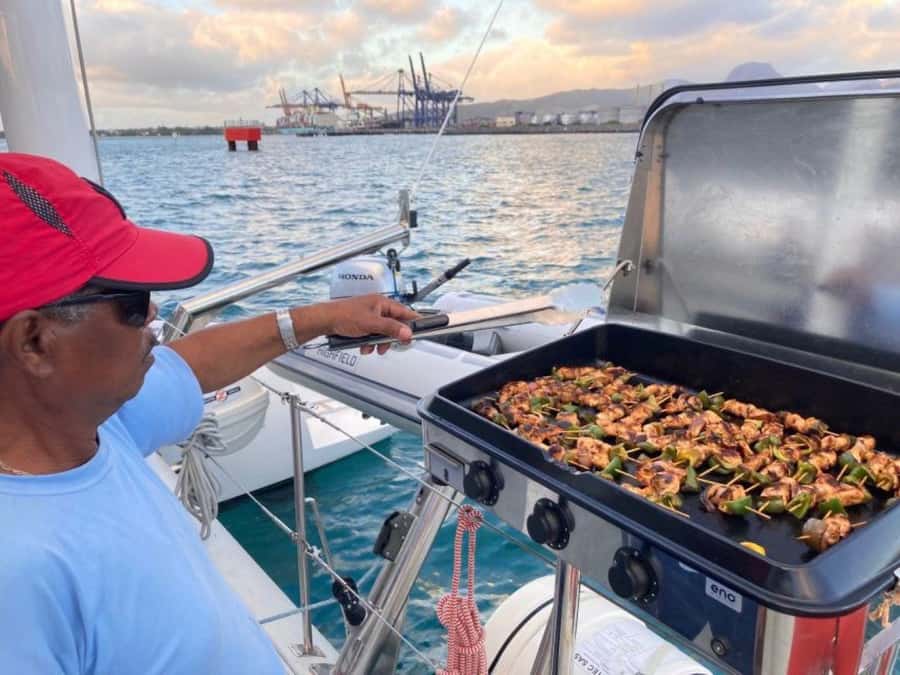 North: Cruise to the flat island & Gabriel island.bbq lunch - Ile Plate and Ilot Gabriel: Virgin Beaches, Dinghies, and Swim Time