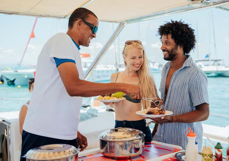 North of Mauritius: Catamaran Cruise w/ BBQ Lunch - Gabriel Island time: swimming, snorkeling, and easy beach strolling