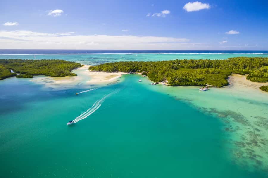 Private Catamaran Charter to Ile aux Cerfs - Dolphin watching along the way, chance-based but worth it