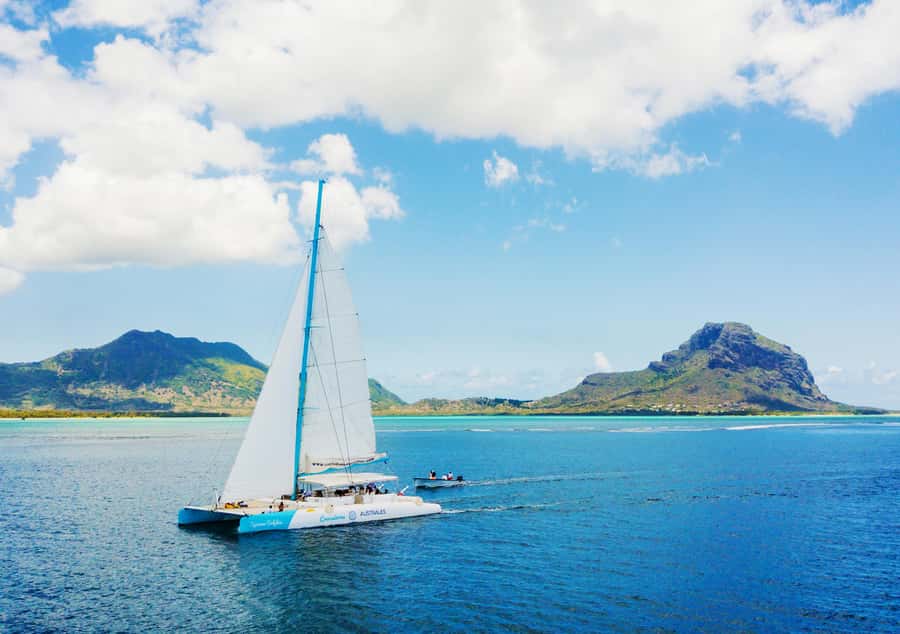 Southwest of Mauritius: Catamaran Cruise w/ Snorkeling - What lunch onboard feels like (and what’s actually on your plate)