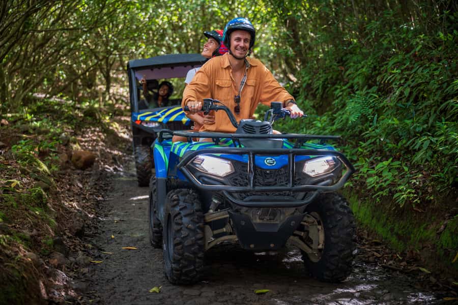 Vallé Advenature Park, Discovery Quad single 1hr - The Discovery Track route: 23 Coloured Earth and waterfalls in motion