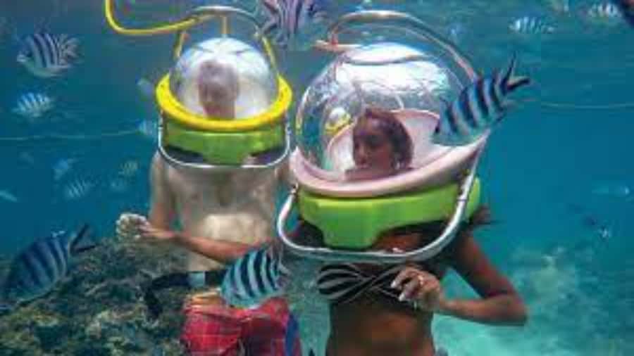 Walking under the sea in Mauritius with transfer - The platform briefing: where confidence gets built